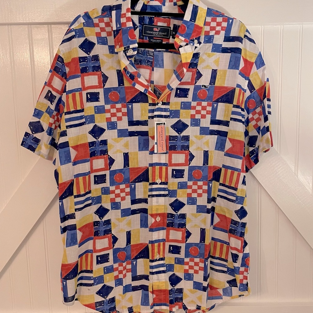 Vineyard Vines Nautical “Whale Shirt” XL